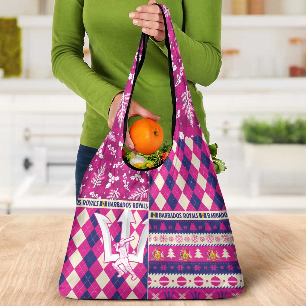 Barbados Cricket Christmas Grocery Bag Merry Xmas Royals - Wonder Print Shop