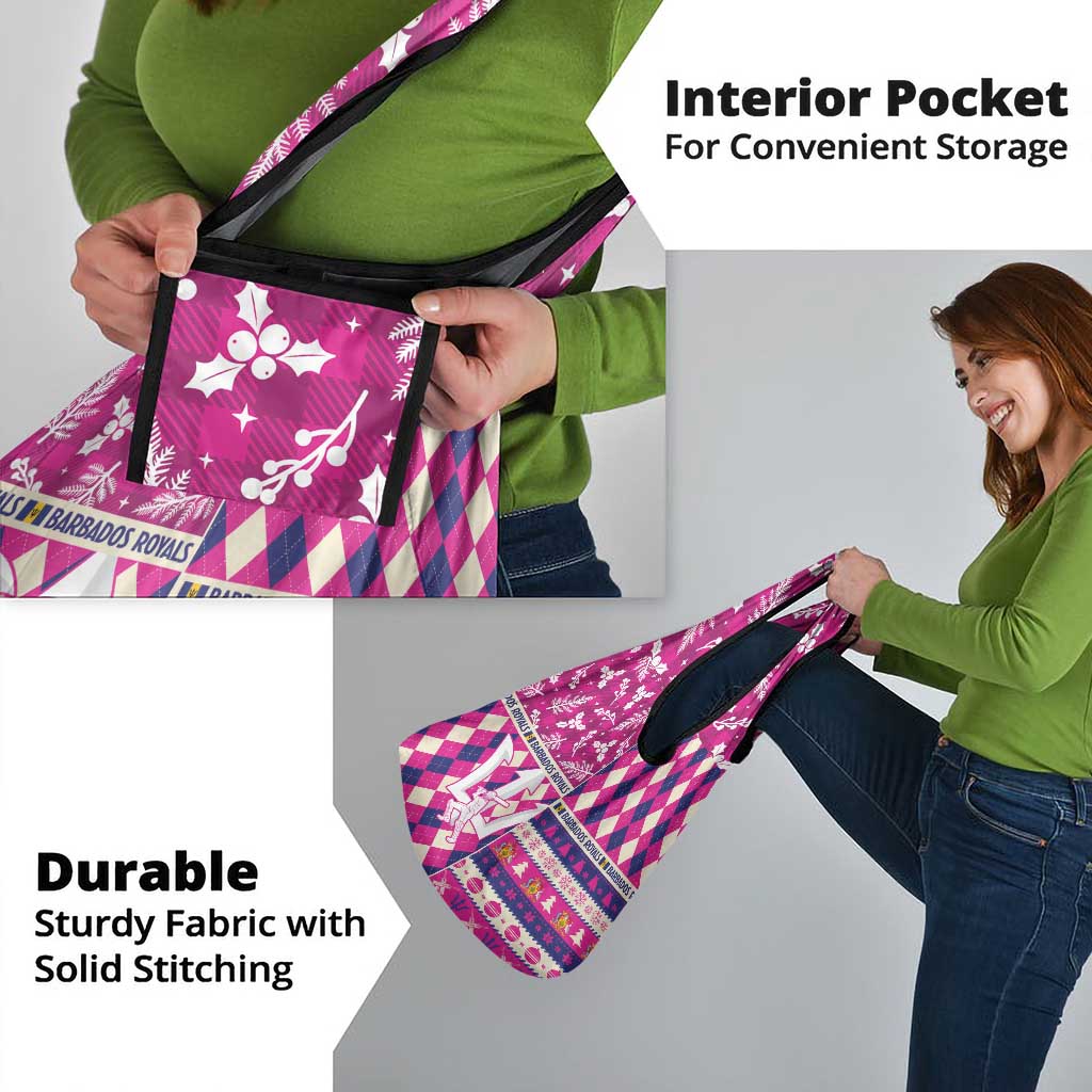 Barbados Cricket Christmas Grocery Bag Merry Xmas Royals - Wonder Print Shop