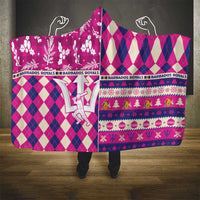 Barbados Cricket Christmas Hooded Blanket Merry Xmas Royals - Wonder Print Shop