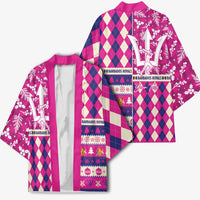 Personalized Barbados Cricket Christmas Kimono Merry Xmas Royals - Wonder Print Shop