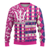 Personalized Barbados Cricket Christmas Ugly Christmas Sweater Merry Xmas Royals - Wonder Print Shop