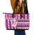 Barbados Cricket Christmas Leather Tote Bag Merry Xmas Royals - Wonder Print Shop