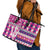 Barbados Cricket Christmas Leather Tote Bag Merry Xmas Royals - Wonder Print Shop