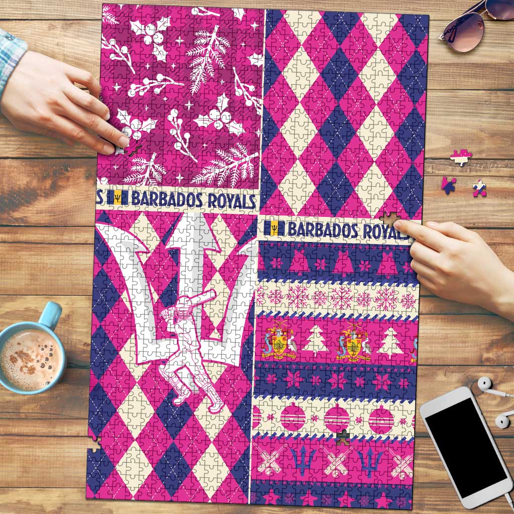 Barbados Cricket Christmas Puzzle Merry Xmas Royals - Wonder Print Shop