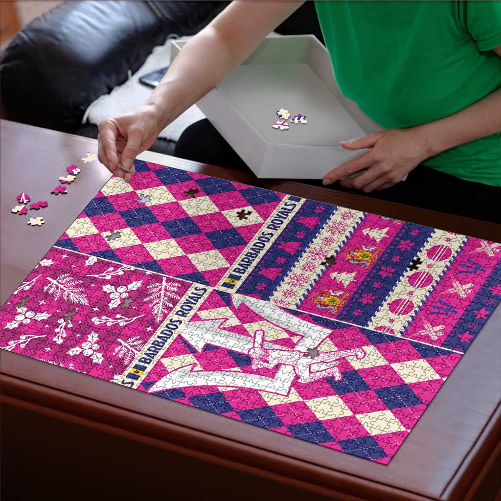 Barbados Cricket Christmas Puzzle Merry Xmas Royals - Wonder Print Shop
