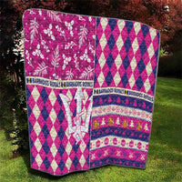 Barbados Cricket Christmas Quilt Merry Xmas Royals - Wonder Print Shop