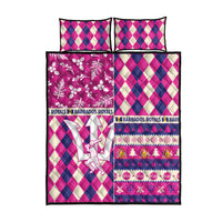 Barbados Cricket Christmas Quilt Bed Set Merry Xmas Royals - Wonder Print Shop