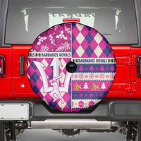 Barbados Cricket Christmas Spare Tire Cover Merry Xmas Royals - Wonder Print Shop