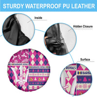 Barbados Cricket Christmas Spare Tire Cover Merry Xmas Royals - Wonder Print Shop