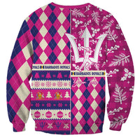 Personalized Barbados Cricket Christmas Sweatshirt Merry Xmas Royals - Wonder Print Shop