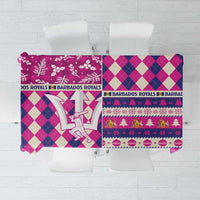Barbados Cricket Christmas Tablecloth Merry Xmas Royals - Wonder Print Shop