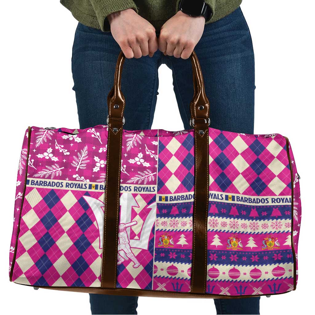 Barbados Cricket Christmas Travel Bag Merry Xmas Royals - Wonder Print Shop