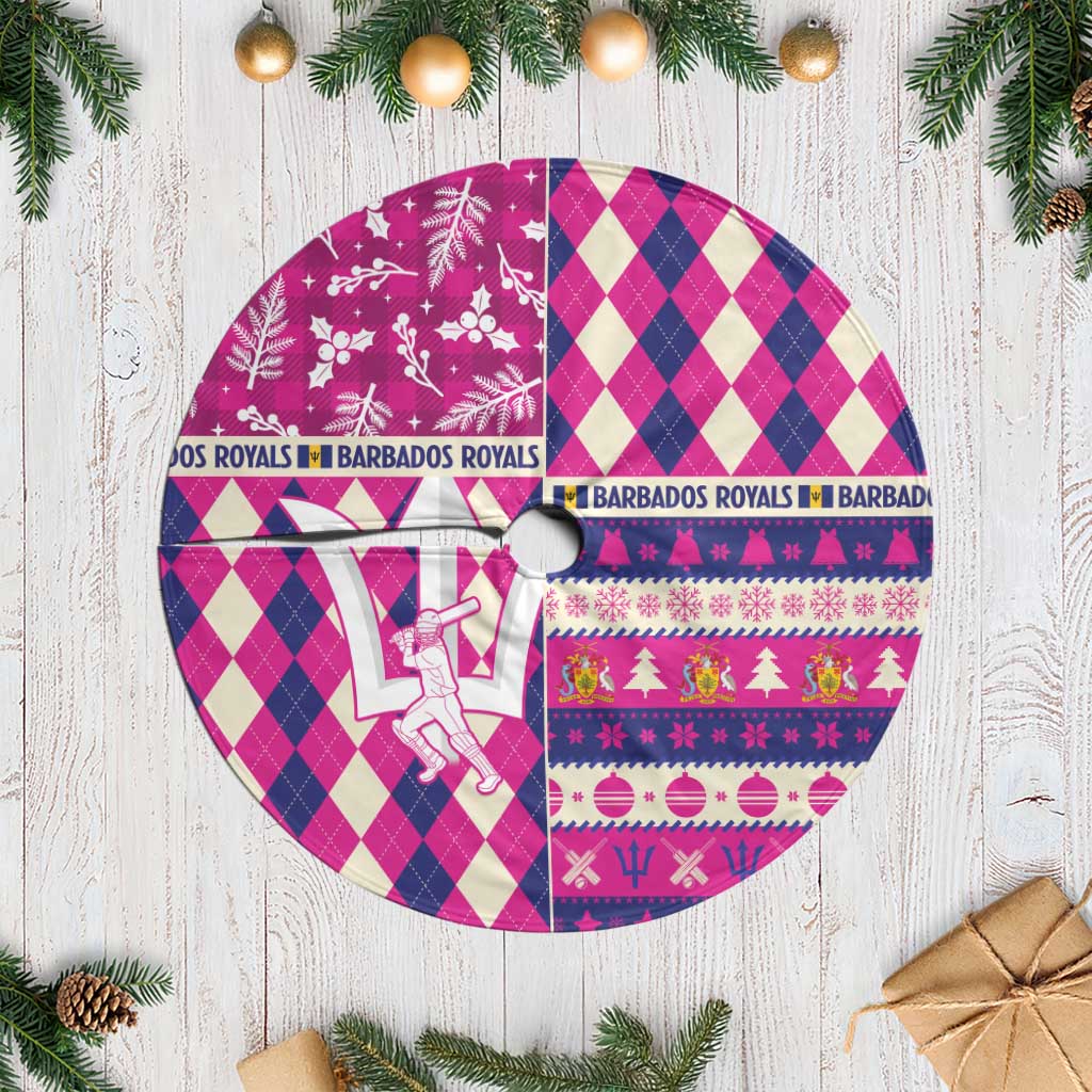 Barbados Cricket Christmas Tree Skirt Merry Xmas Royals - Wonder Print Shop