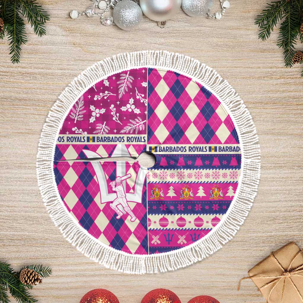 Barbados Cricket Christmas Tree Skirt Merry Xmas Royals - Wonder Print Shop