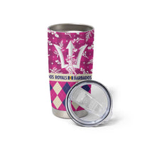 Personalized Barbados Cricket Christmas Tumbler Cup Merry Xmas Royals - Wonder Print Shop