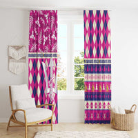 Barbados Cricket Christmas Window Curtain Merry Xmas Royals - Wonder Print Shop