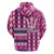 Personalized Barbados Cricket Christmas Zip Hoodie Merry Xmas Royals - Wonder Print Shop