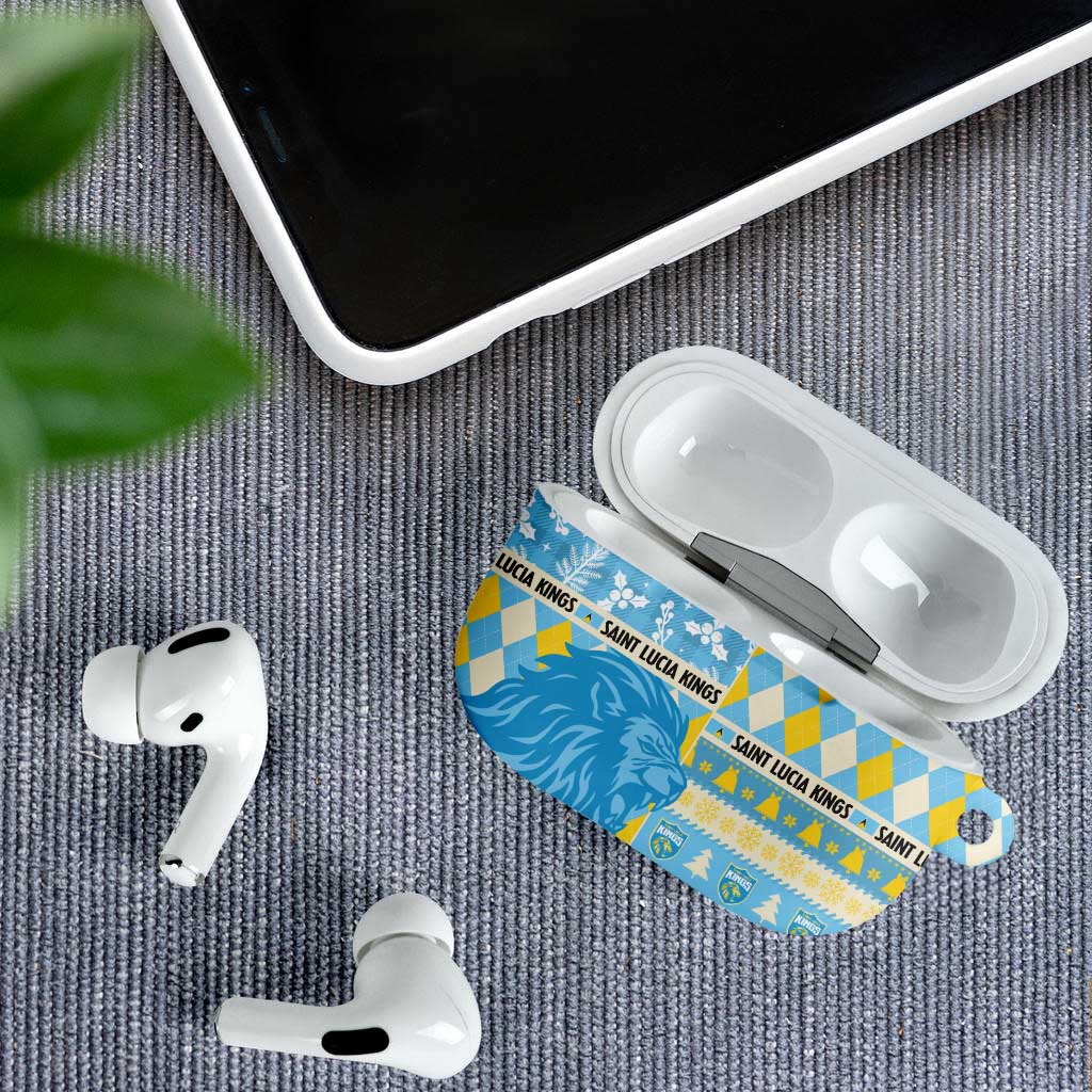 St Lucia Cricket Christmas AirPods Case Merry Xmas Kings - Wonder Print Shop