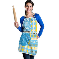 St Lucia Cricket Christmas Apron Merry Xmas Kings - Wonder Print Shop