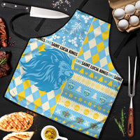 St Lucia Cricket Christmas Apron Merry Xmas Kings - Wonder Print Shop