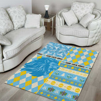 St Lucia Cricket Christmas Area Rug Merry Xmas Kings - Wonder Print Shop