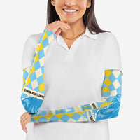 Personalized St Lucia Cricket Christmas Arm Sleeves Merry Xmas Kings - Wonder Print Shop