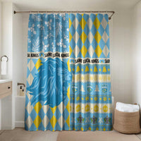 St Lucia Cricket Christmas Bathroom Set Merry Xmas Kings - Wonder Print Shop