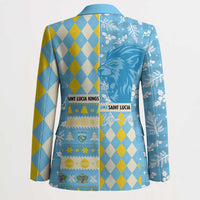 Personalized St Lucia Cricket Christmas Blazer Merry Xmas Kings - Wonder Print Shop