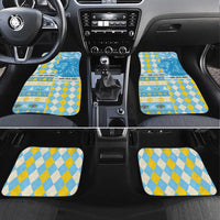 Personalized St Lucia Cricket Christmas Car Mats Merry Xmas Kings - Wonder Print Shop