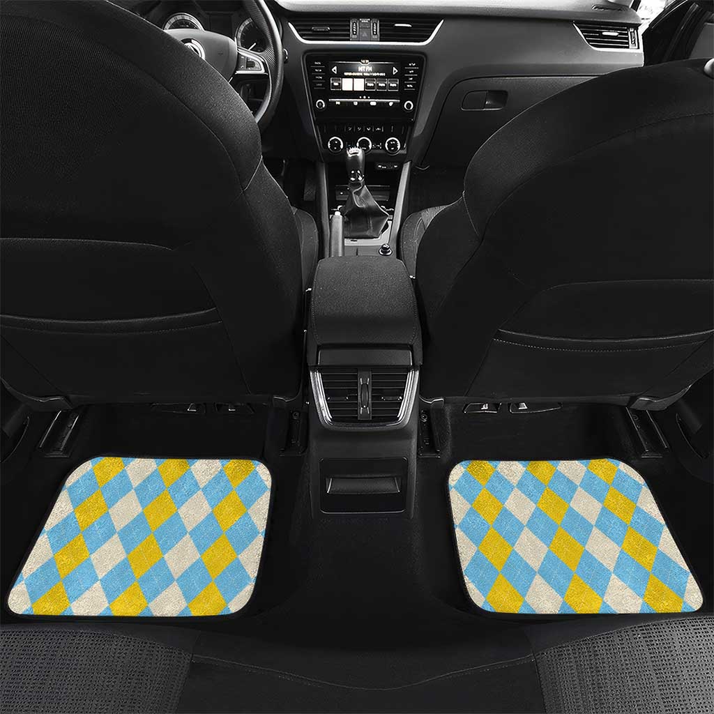 Personalized St Lucia Cricket Christmas Car Mats Merry Xmas Kings - Wonder Print Shop