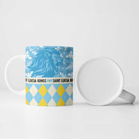 Personalized St Lucia Cricket Christmas Ceramic Mug Merry Xmas Kings - Wonder Print Shop