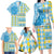 Personalized St Lucia Cricket Christmas Family Matching Long Sleeve Bodycon Dress and Hawaiian Shirt Merry Xmas Kings - Wonder Print Shop