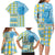 Personalized St Lucia Cricket Christmas Family Matching Long Sleeve Bodycon Dress and Hawaiian Shirt Merry Xmas Kings - Wonder Print Shop