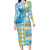 Personalized St Lucia Cricket Christmas Family Matching Long Sleeve Bodycon Dress and Hawaiian Shirt Merry Xmas Kings - Wonder Print Shop