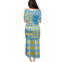 Personalized St Lucia Cricket Christmas Family Matching Puletasi and Hawaiian Shirt Merry Xmas Kings - Wonder Print Shop