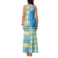 Personalized St Lucia Cricket Christmas Family Matching Tank Maxi Dress and Hawaiian Shirt Merry Xmas Kings - Wonder Print Shop