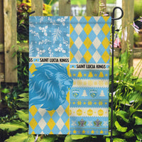 St Lucia Cricket Christmas Garden Flag Merry Xmas Kings - Wonder Print Shop