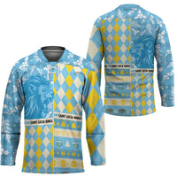 Personalized St Lucia Cricket Christmas Hockey Jersey Merry Xmas Kings - Wonder Print Shop