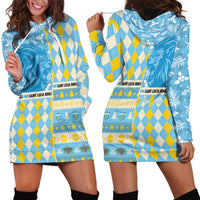Personalized St Lucia Cricket Christmas Hoodie Dress Merry Xmas Kings - Wonder Print Shop