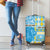 St Lucia Cricket Christmas Luggage Cover Merry Xmas Kings - Wonder Print Shop