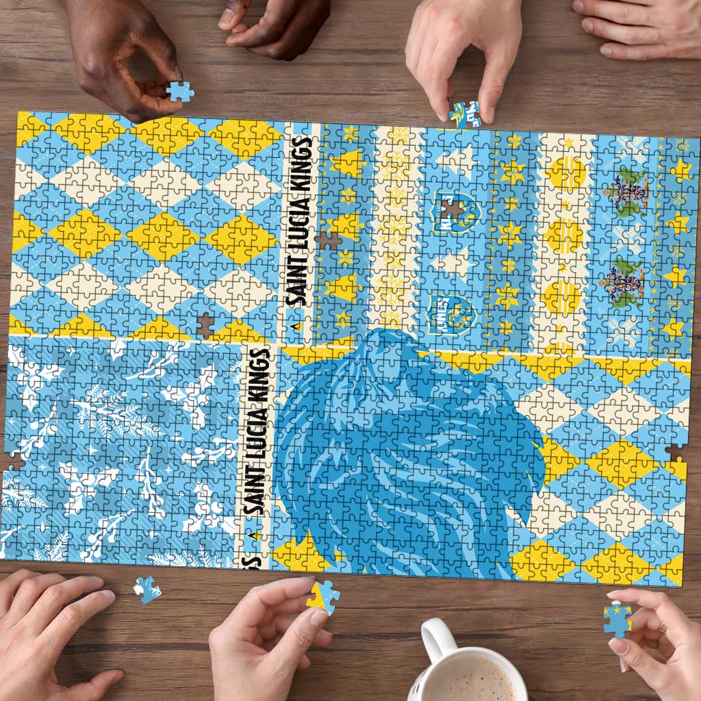 St Lucia Cricket Christmas Puzzle Merry Xmas Kings - Wonder Print Shop
