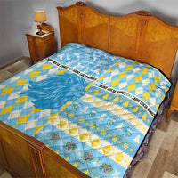 St Lucia Cricket Christmas Quilt Merry Xmas Kings - Wonder Print Shop