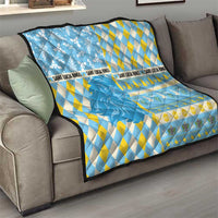 St Lucia Cricket Christmas Quilt Merry Xmas Kings - Wonder Print Shop