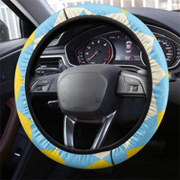 St Lucia Cricket Christmas Steering Wheel Cover Merry Xmas Kings - Wonder Print Shop