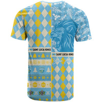 Personalized St Lucia Cricket Christmas T Shirt Merry Xmas Kings - Wonder Print Shop