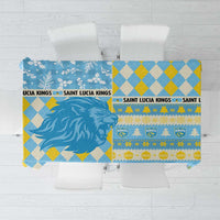 St Lucia Cricket Christmas Tablecloth Merry Xmas Kings - Wonder Print Shop