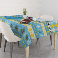 St Lucia Cricket Christmas Tablecloth Merry Xmas Kings - Wonder Print Shop