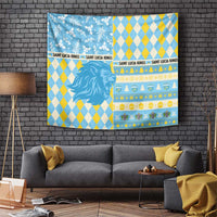St Lucia Cricket Christmas Tapestry Merry Xmas Kings - Wonder Print Shop