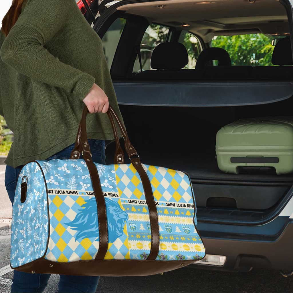 St Lucia Cricket Christmas Travel Bag Merry Xmas Kings - Wonder Print Shop
