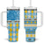 Personalized St Lucia Cricket Christmas Tumbler With Handle Merry Xmas Kings - Wonder Print Shop